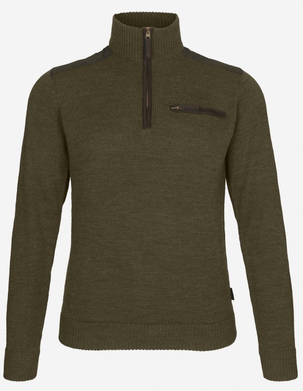 Sveter Buckthorn - Seeland BESTSELLER lovecký sveter na zips