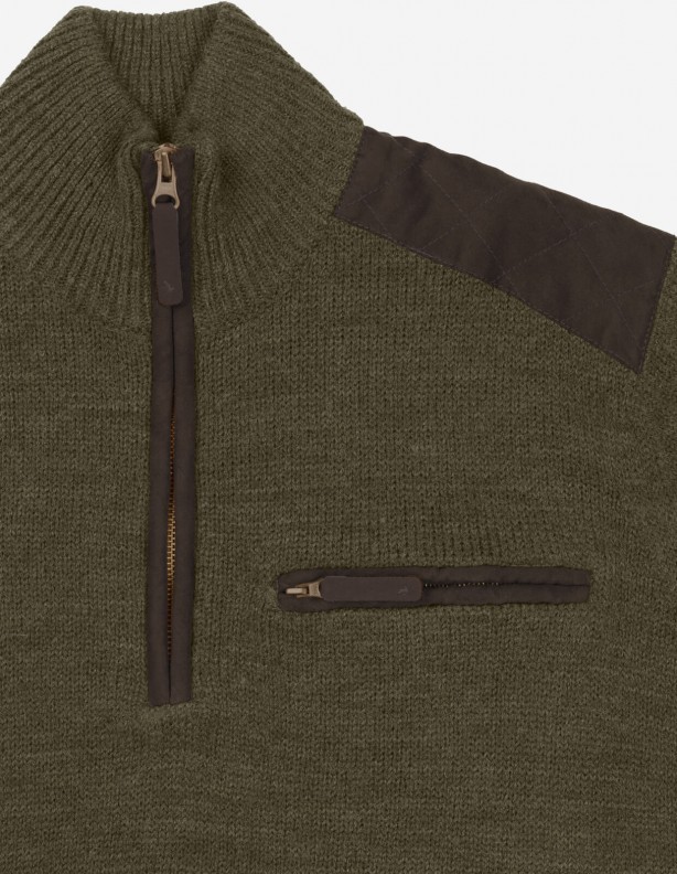 Sveter Buckthorn - Seeland BESTSELLER lovecký sveter na zips