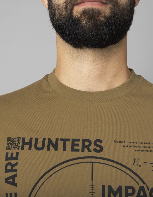 Harkila Impact golden brown - summer t-shirt 100% cotton