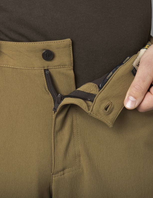 Spodnie letnie Ragnar - elastyczne spodnie dla aktywnych golden brown