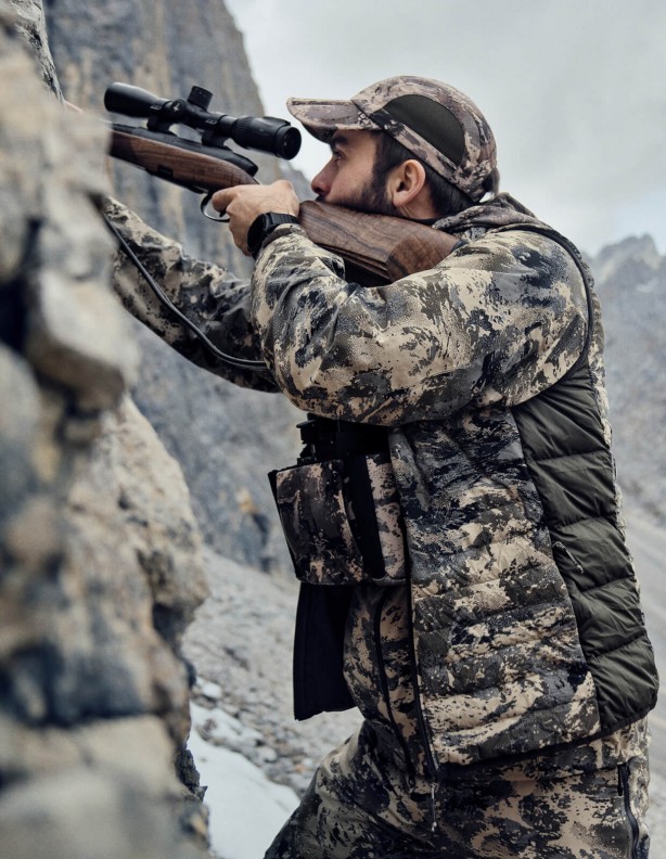 Harkila Mountain Hunter Expedition reversible down - double-sided down vest