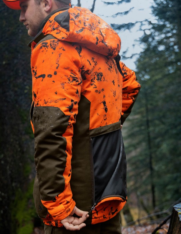 Seeland Helt Shield Jacket InVis orange blaze - ocieplana kurtka myśliwska