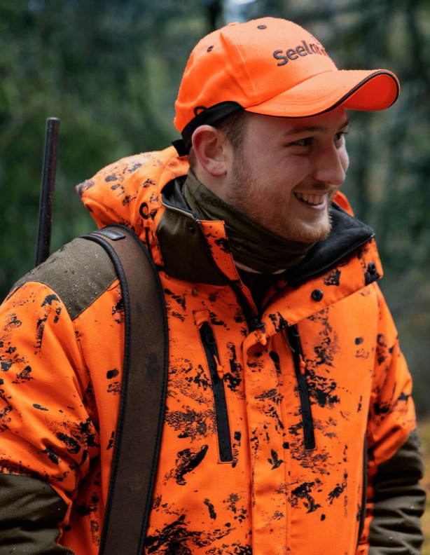 Seeland Helt Shield Jacket InVis orange blaze - ocieplana kurtka myśliwska