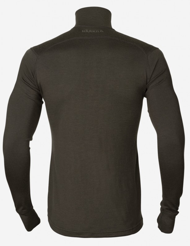 Base all season half zip - T-shirt 100% laine mérinos