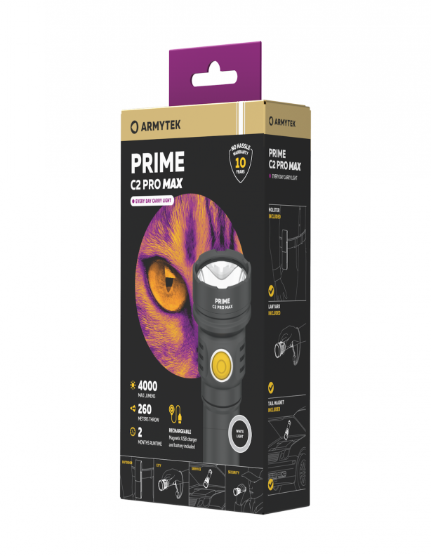 Armytek PRIME C2 Pro Max White univerzálna ručná baterka