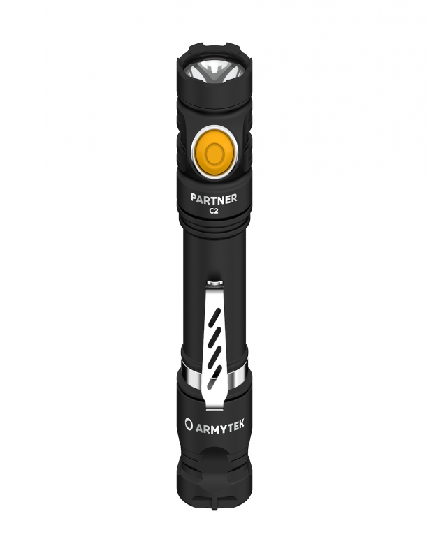 Armytek PARTNER C2 Magnet USB White - uniwersalna latarka ręczna
