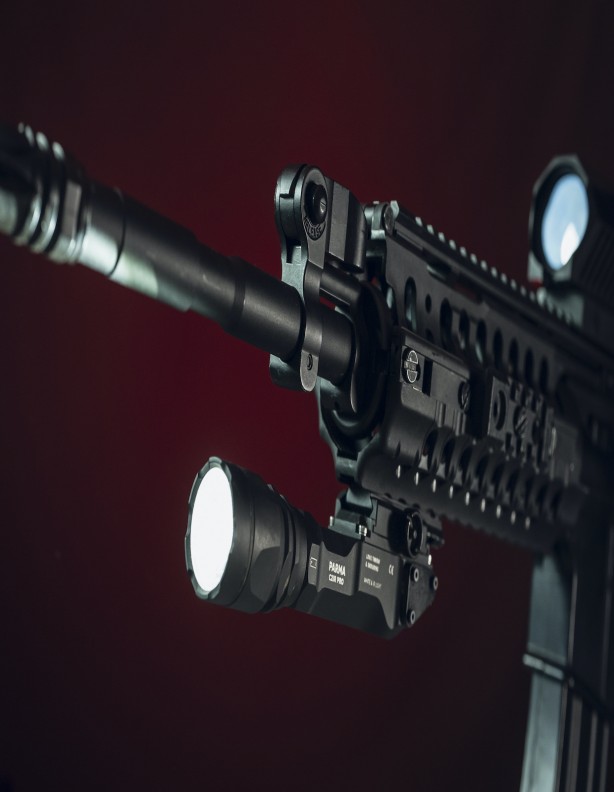 Armytek PARMA С2IR PRO flashlight with mounting and IR illumination