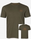 Saker pine green - letné tričko 60% bavlna