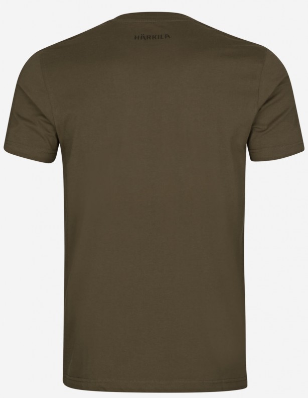 Harkila Nature S/S willow green - letní tričko 100% bavlna