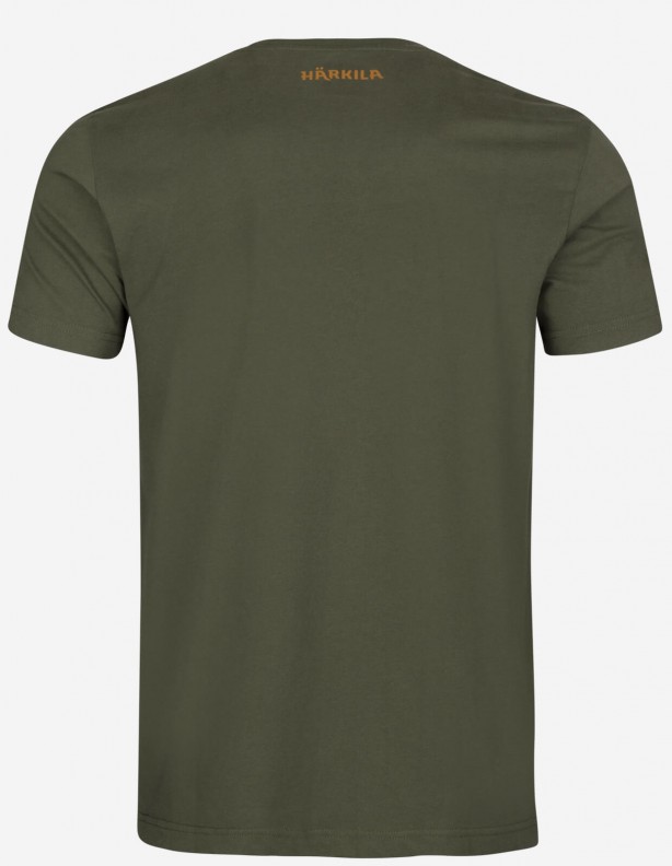 Harkila Modi Melange S/S rosin - летняя футболка 100% хлопок