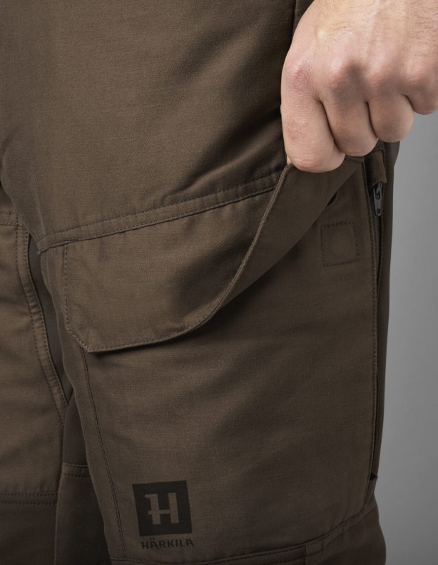 Scandinavian slate brown / shadow brown - summer hunting pants Harkila