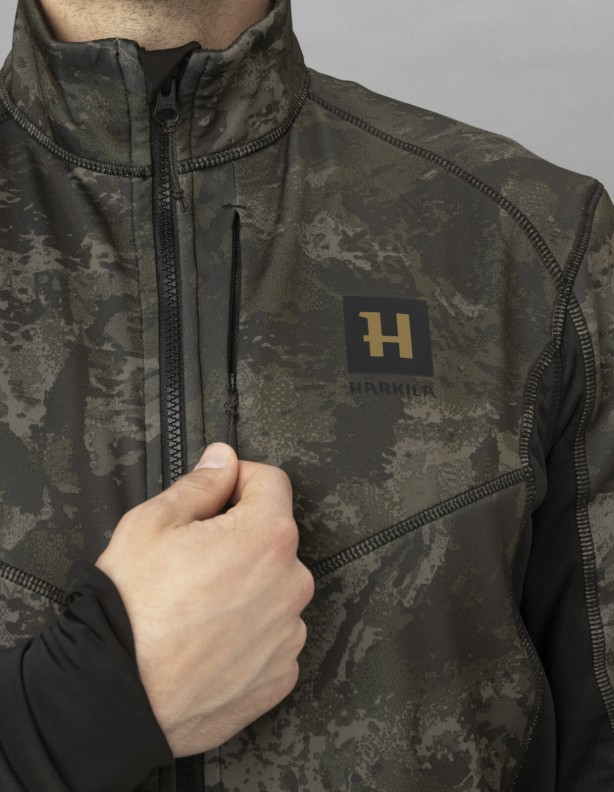 NOCTYX camo AXIS MSP®Noir/Noir - Veste polaire Harkila