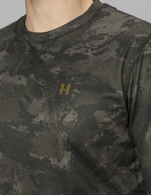 Noctyx camo AXIS MSP®Fekete/fekete L/S - Harkila technikai póló