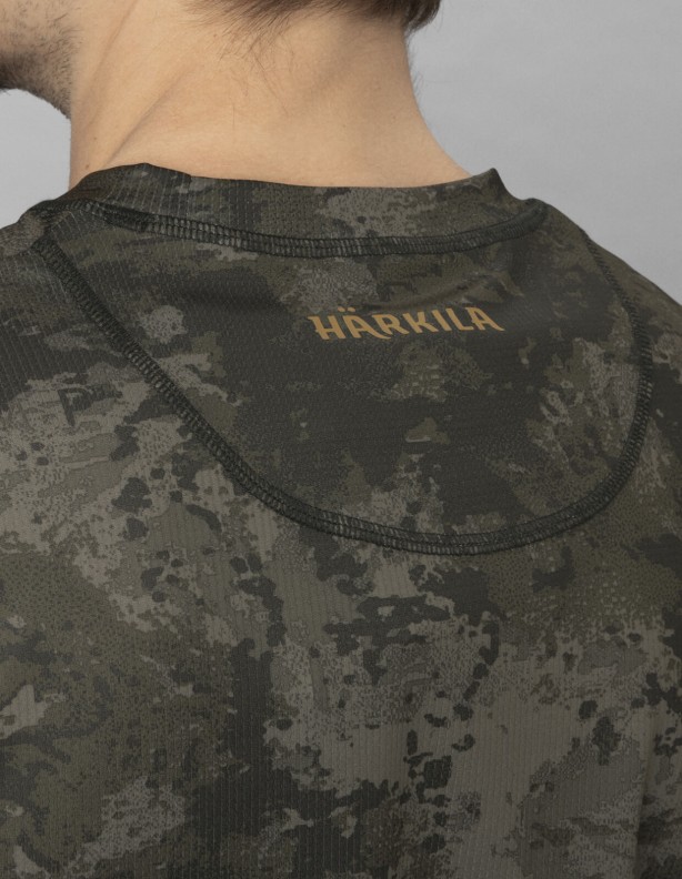 Noctyx camo AXIS MSP®Black/Black L/S - Technické tričko Harkila