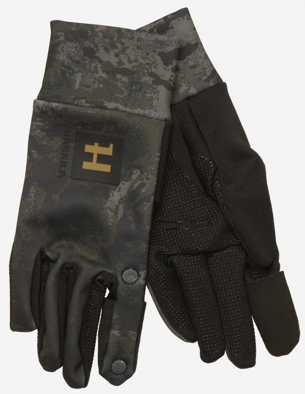Noctyx camo AXIS MSP®Black/Black - rukavice s odnímateľnými prstami