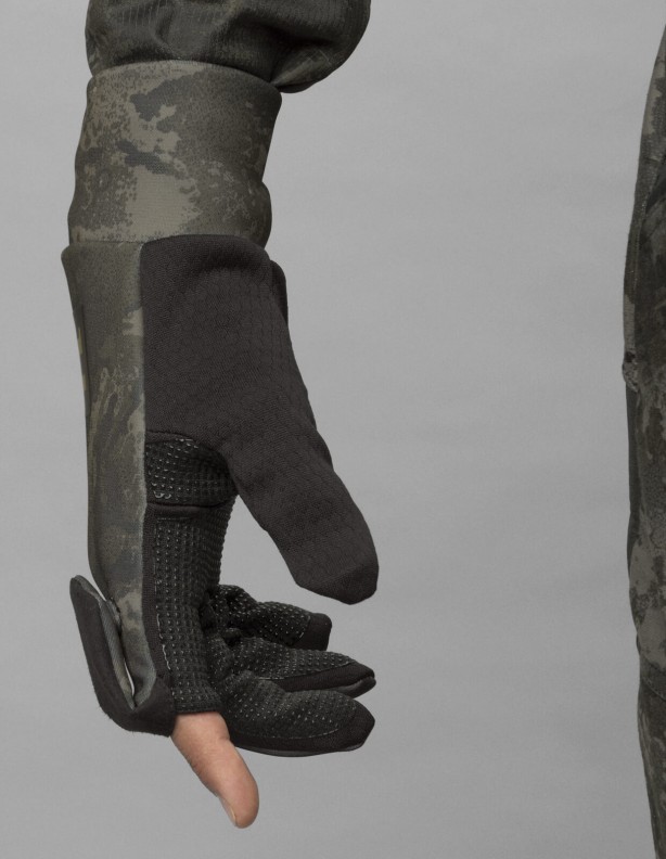 Noctyx camo AXIS MSP®Black/Black - rękawiczki z odpinanym palcem