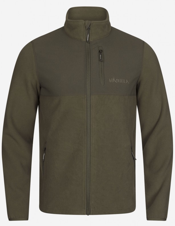Fjell fleece light willow green - warm fleece by Harkila
