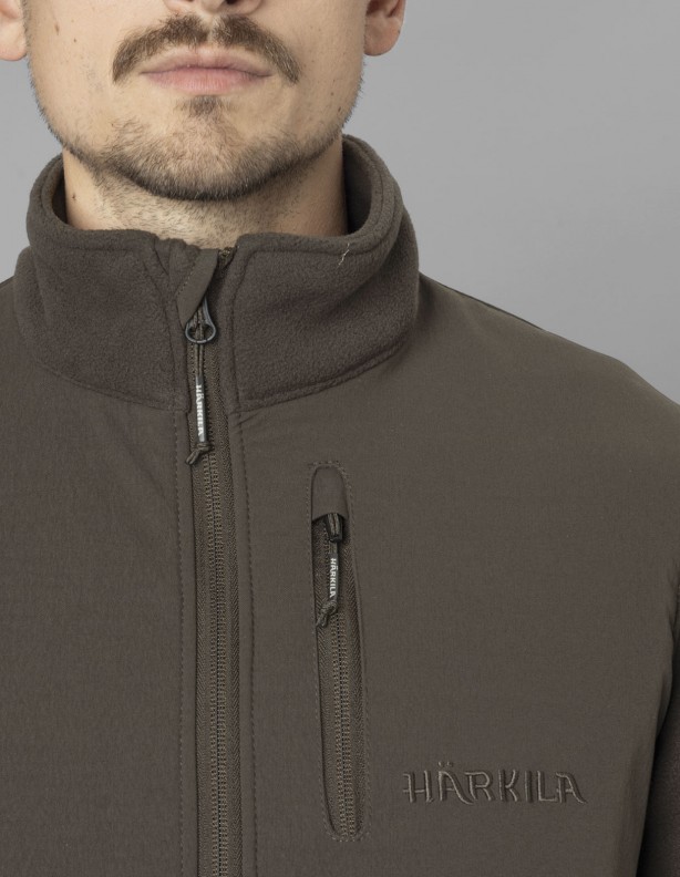 Fjell fleece shadow brown - hřejivé rouno Harkila