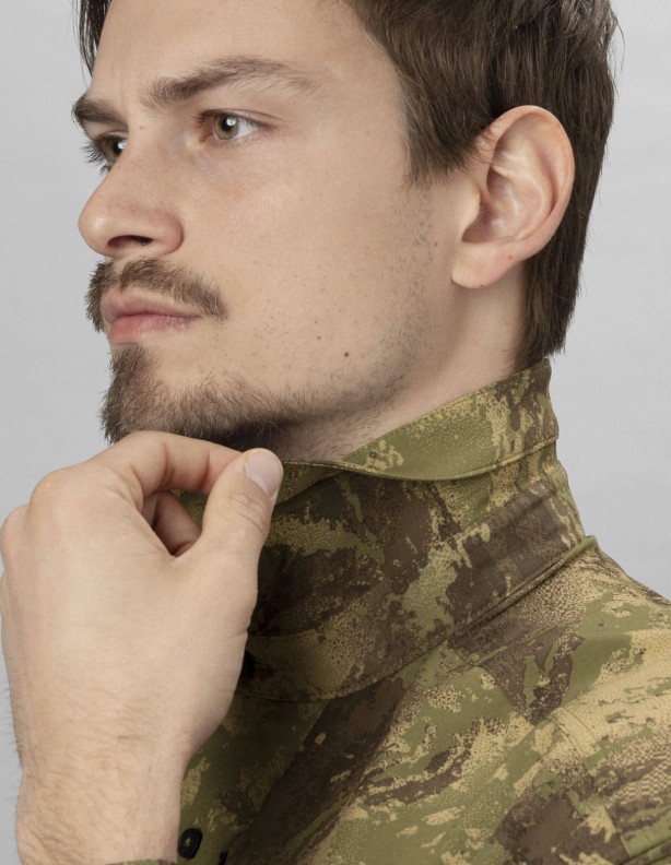 Deer Stalker Camo L/S - maskovací tričko se systémem Polygiene®
