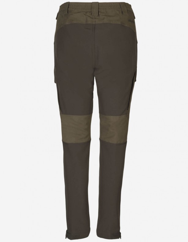 Scandinavian Willow Green/Deep brown – dámske letné lovecké nohavice