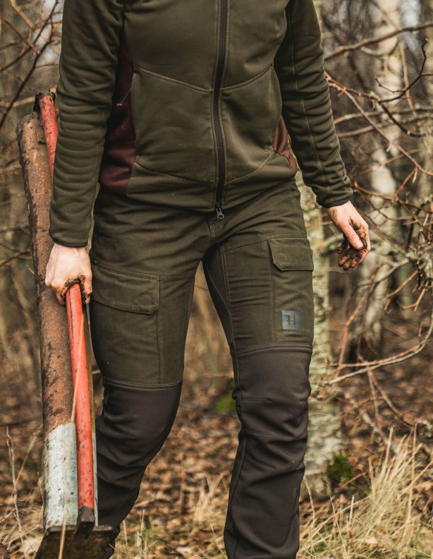 Scandinavian Willow Green/Deep brown – női, nyári vadász nadrág