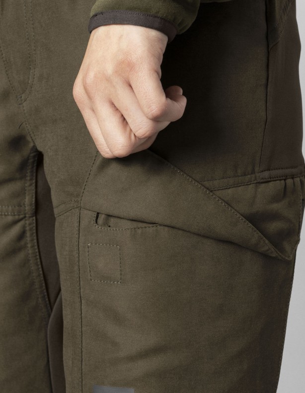 Scandinavian Willow Green/Deep brown – női, nyári vadász nadrág