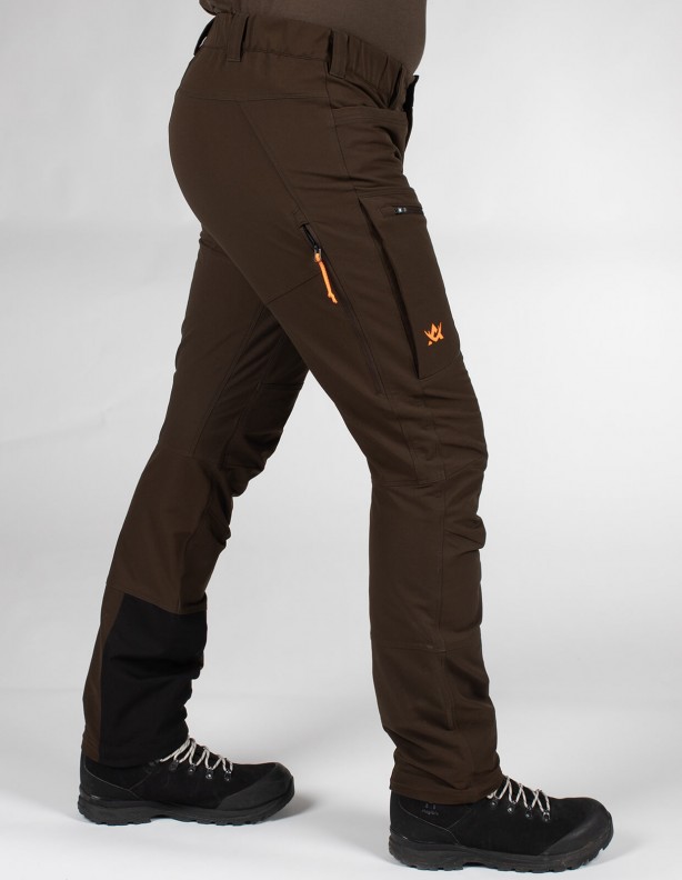 Chaser Ms Stretch Alaska braun - leichte und leise Jagdhose