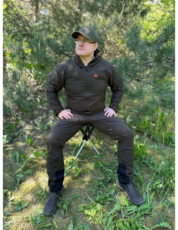 Chaser Ms Stretch Alaska brown - light and quiet hunting kit