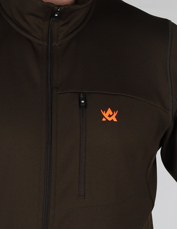ThermoDry Ms Brown - lightweight fleece sweatshirt