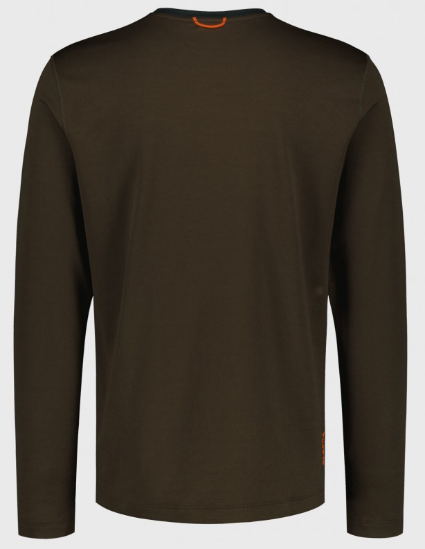 CoolDry MS LS Brown - long sleeve technical t-shirt