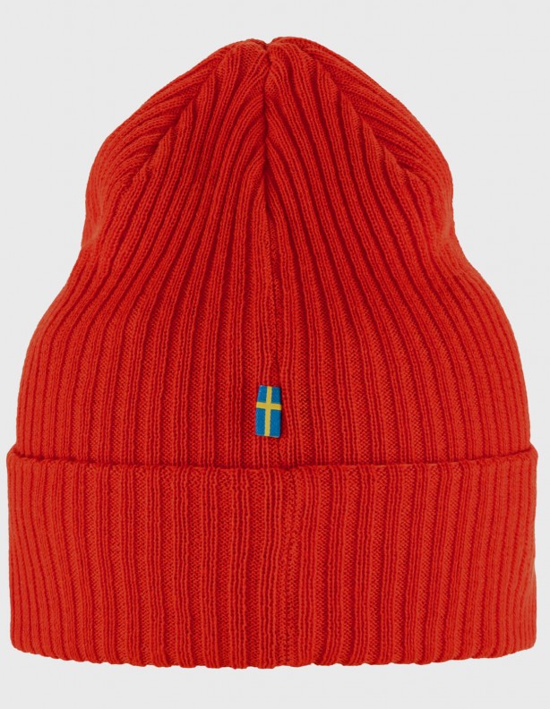 Rib Hat flame orange - pohodlná čepice Fjällräven