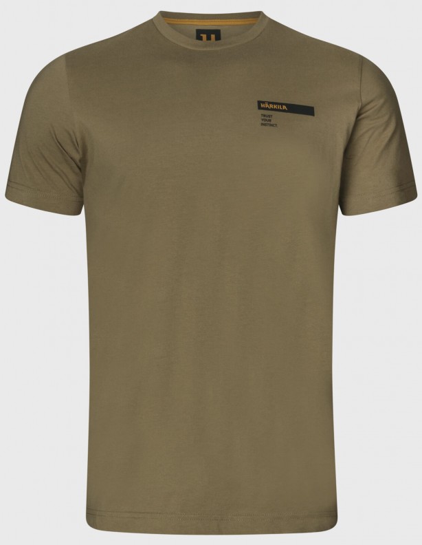 Bandeau logo Harkila bronze antique - T-shirt d'été 100% coton