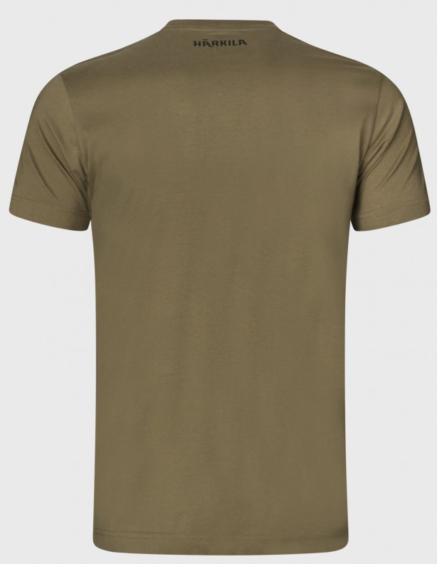 Harkila Logo Band antik bronze - Sommer T-shirt 100% Baumwolle