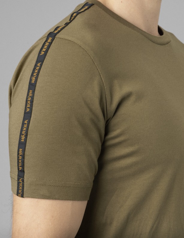 Harkila Logo Band antique bronze - letní tričko 100% bavlna