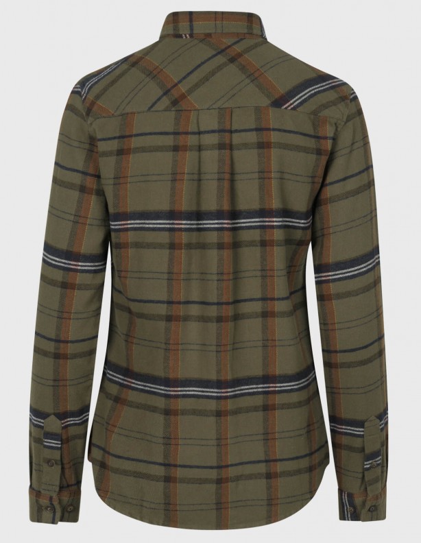 Skye Flannel виноградный лист - женская рубашка из 100% хлопка