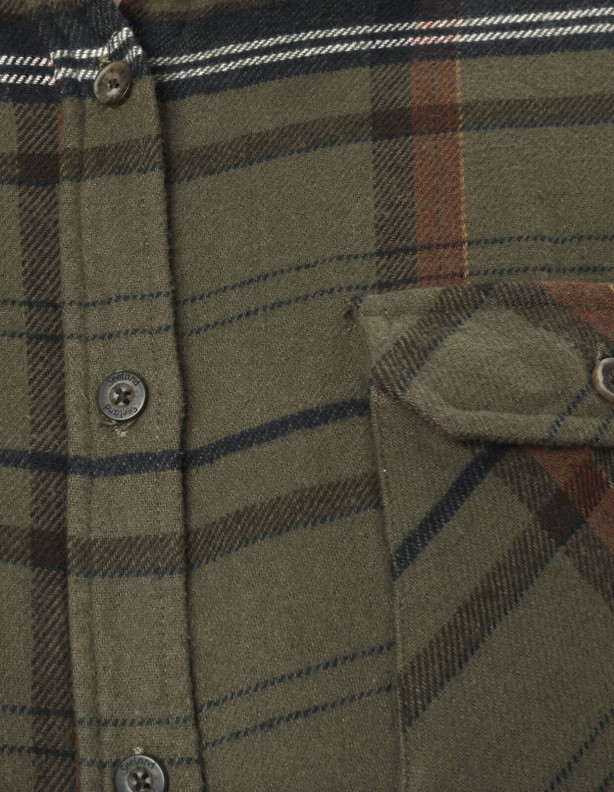 Skye Flannel виноградный лист - женская рубашка из 100% хлопка