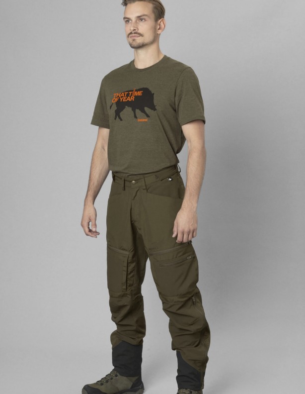 That Time vert sapin - chemise d'été 60% coton