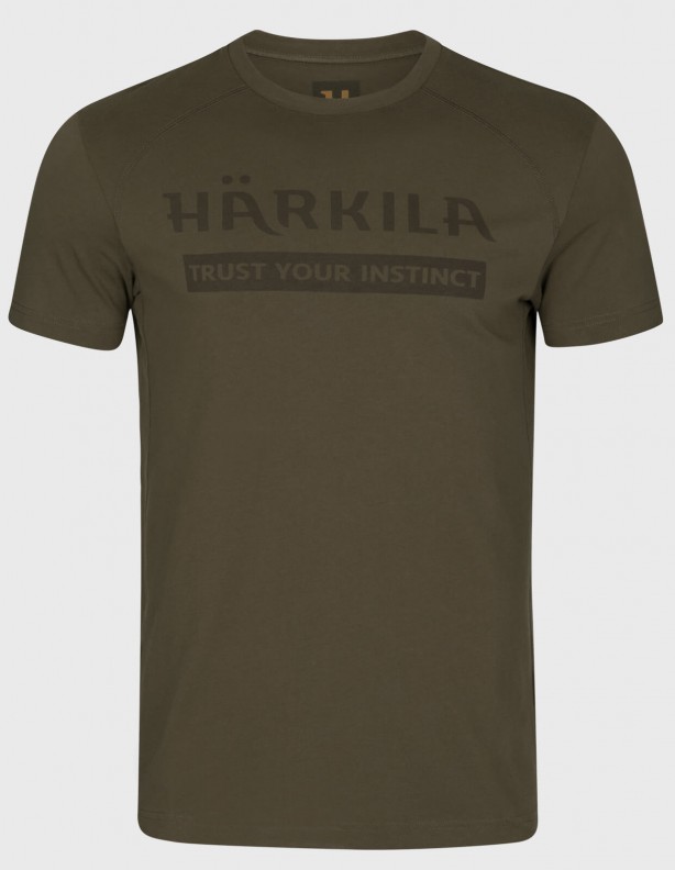 Harkila Logo vert saule - T-shirt d'été 100% coton
