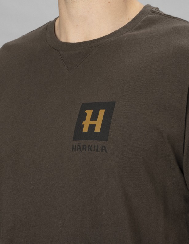 Harkila Gorm shadow brown - letné tričko 100% bavlna