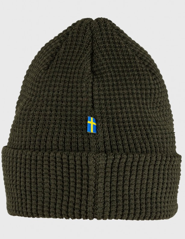 Tab Hat deep forest - dzianinowa czapka Fjallraven