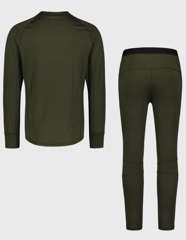 Cooldry Ms Base Layer Night Green thermal underwear set