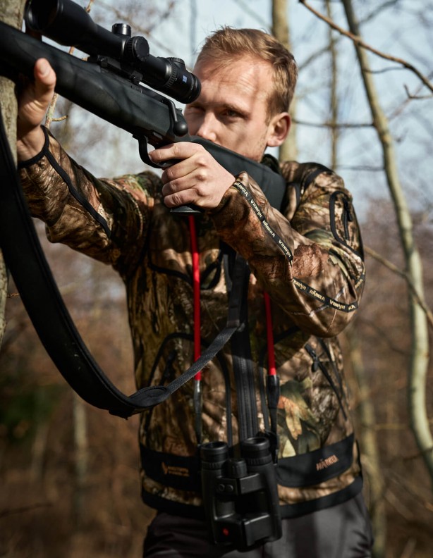 Harkila Kamko doppelseitiges Fleece Mossy Oak / Schwarz