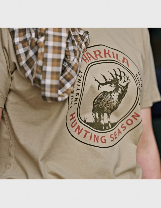 Härkila Stag Badge S/S T-shirt W - T-shirt 100% coton pour femme