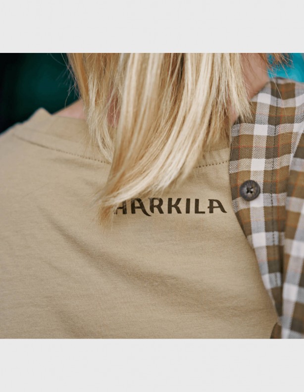 Härkila Stag Badge S/S T-shirt W - женская футболка из 100% хлопка