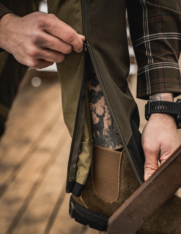 Trekingové kalhoty Hamlock Seeland Military Olive/Pine Green