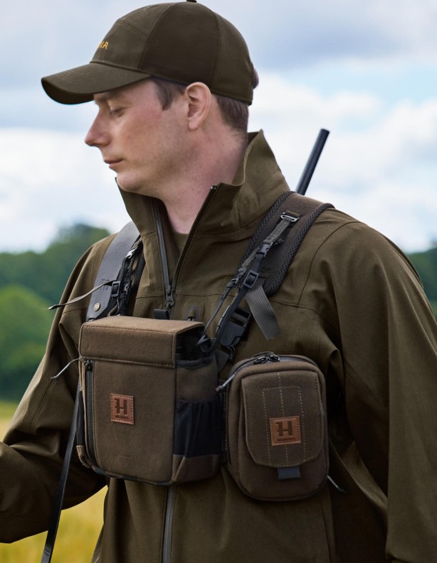 Harkila Utility Pouch Weide grün extra Tasche für Ferngläser und Rucksäcke