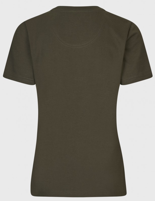 Seeland Sadie pine green women's summer T-shirt 60% cotton