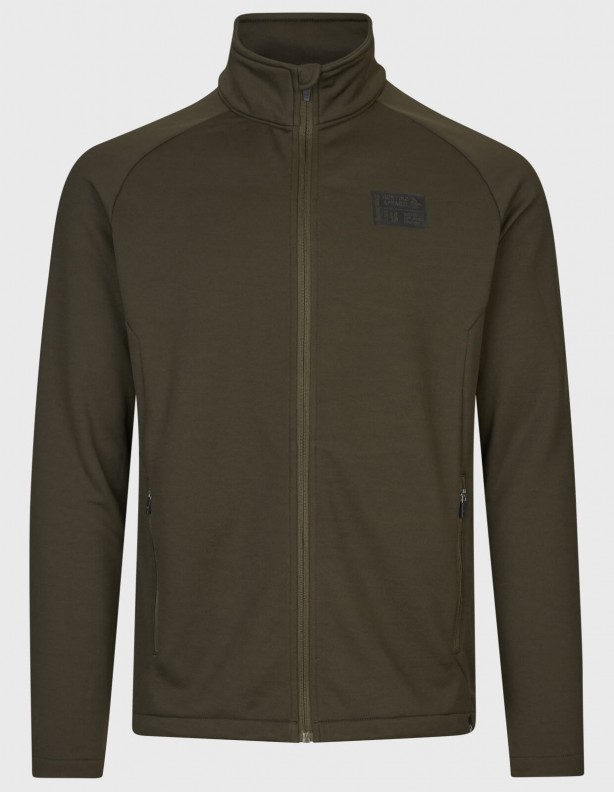 Seeland Tidal fleece pine green thin fleece