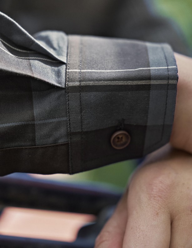 Harkila Anker shirt dark navy shirt with shoulder reinforcements