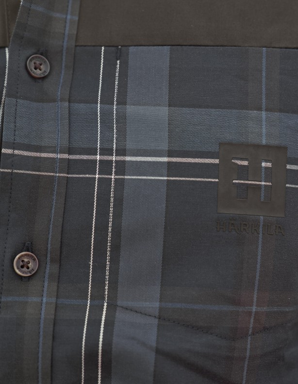 Harkila Anker shirt dark navy shirt with shoulder reinforcements